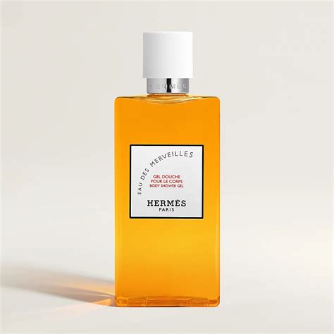 hermes eau des merveilles shower gel